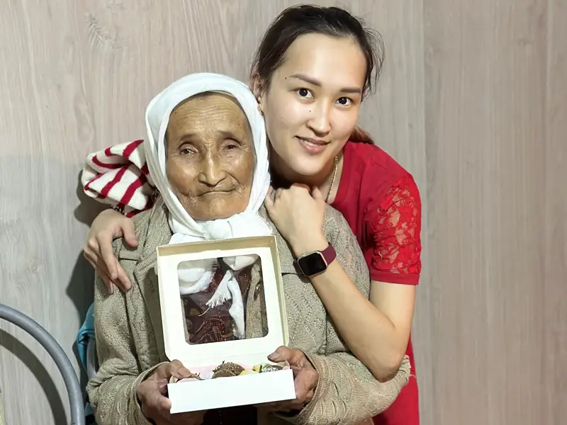 Старейшая жительница Казахстана поделилась секретом долголетия 