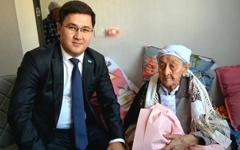 Túrkistan oblysynyń eń qart turǵyny Ýngaı Begbaeva – 110 jasta
