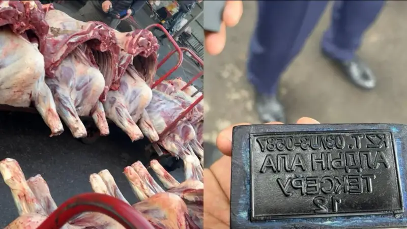 Продажу мяса с поддельными ветпечатями выявили на одном из рынков Астаны