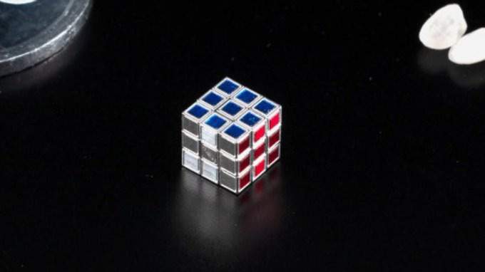 Smaller Cube Japanese toymaker unveils world’s smallest Rubik’s Cube