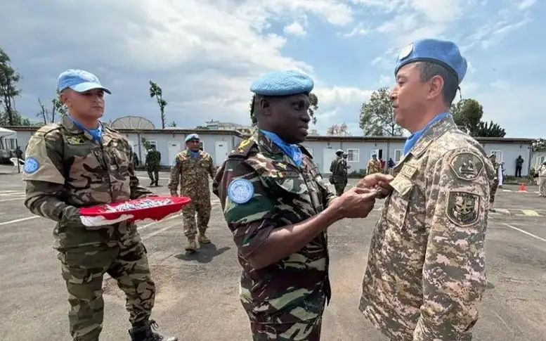 Kazakhstani peacekeepers awarded UN medals