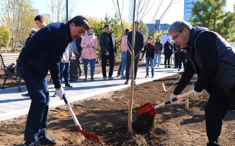 Всеказахстанский день посадки деревьев состоялся в Казахстане 