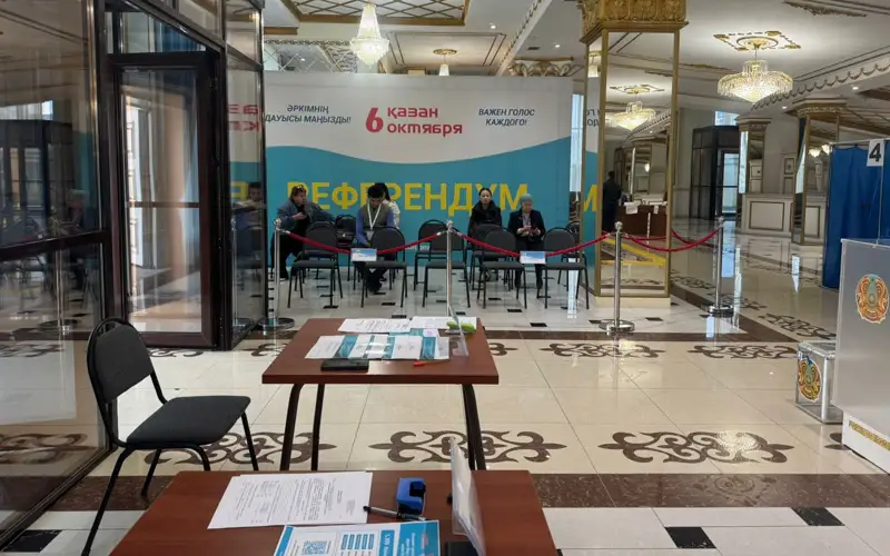 В Шымкенте начали работу избирательные участки