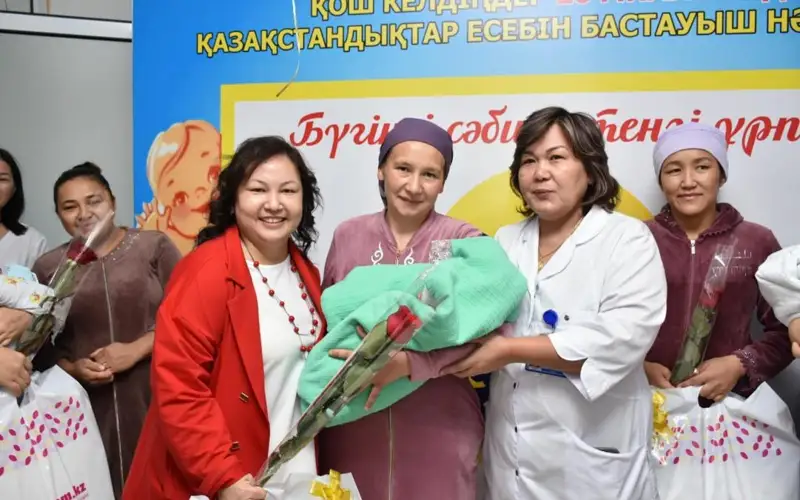 В Туркестанской области в день референдума родились 132 ребенка