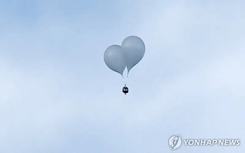 N. Korea sends more trash balloons toward S. Korea 