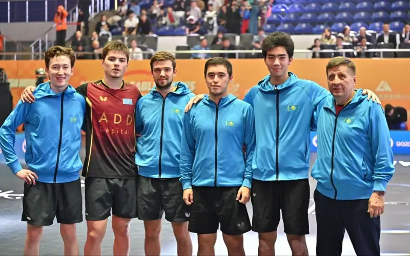 Үстел теннисінен Азия чемпионаты: Қазақстан ерлер құрамасы Сауд арабияны ойсырата жеңді