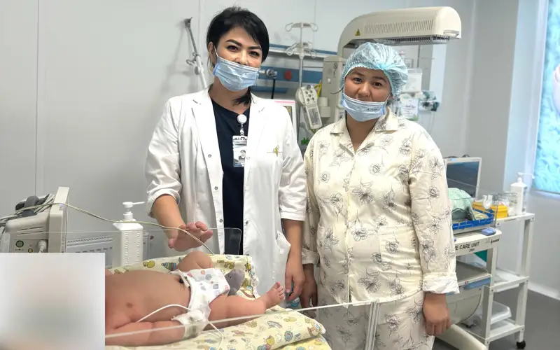 В Шымкенте на свет появился младенец весом более 6 кг