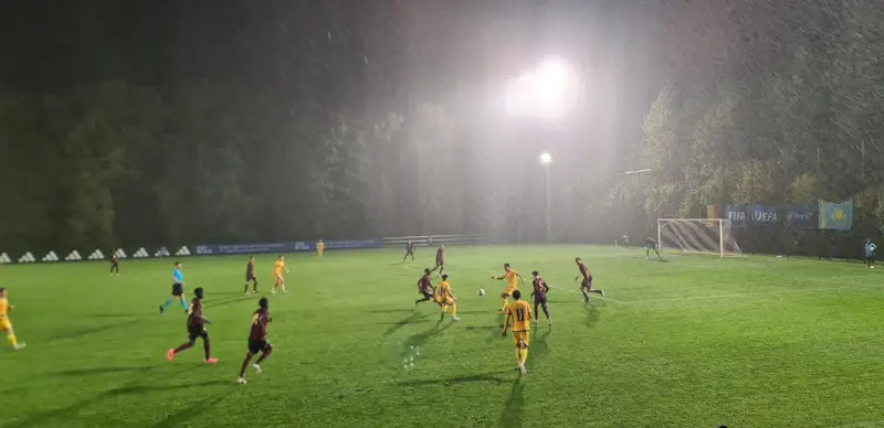 Сборная Казахстана по футболу среди юниоров сыграла против сверстников из Бельгии