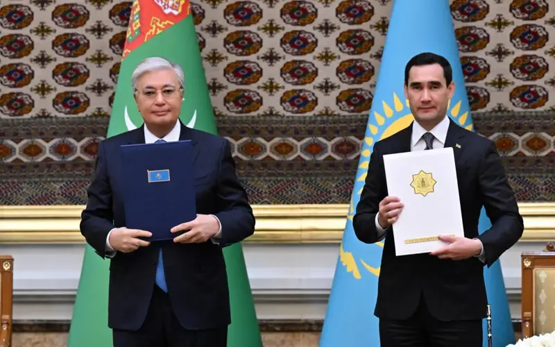 Декларацию об укреплении дружбы и углублении партнерства приняли Казахстан и Туркменистан
