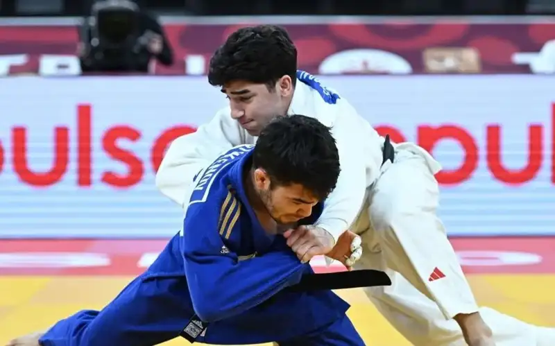 Kazakh judokas win at the start of Abu Dhabi Grand Slam 2024