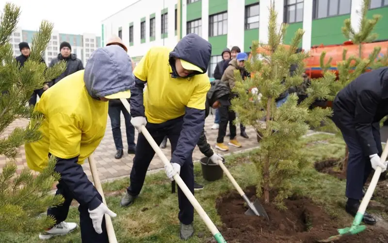 Elordalyq oqýshylar ekologııalyq aktsııaǵa qatysty