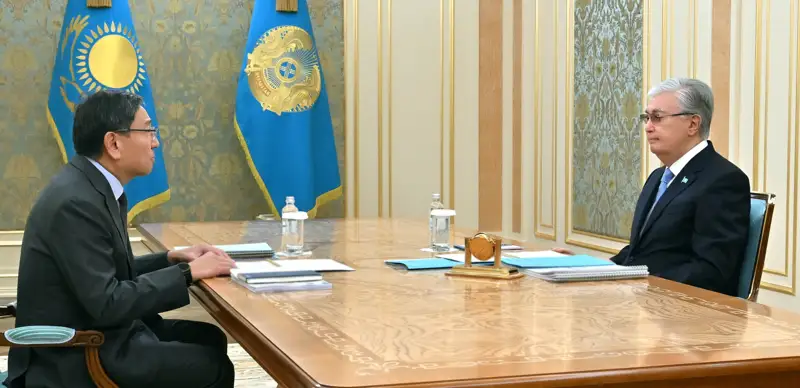 Президент Касым-Жомарт Токаев принял акима города Алматы Ерболата Досаева