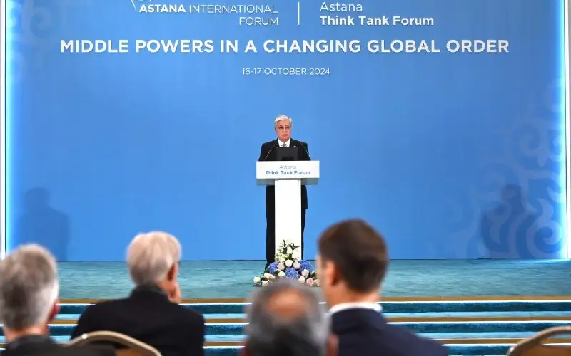 Memleket basshysy Astana Think Tank forýmynyń plenarlyq otyrysynda sóz sóıledi 