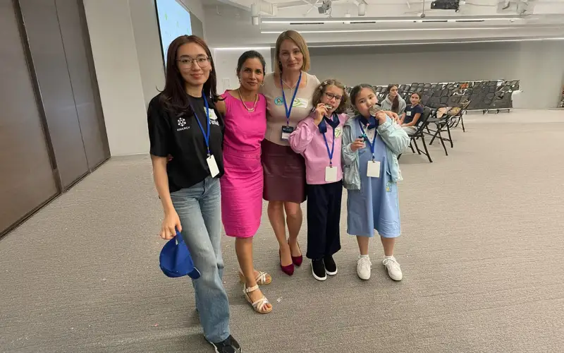 8-летние казахстанки получили награду на финале Technovation Girls в Кремниевой долине