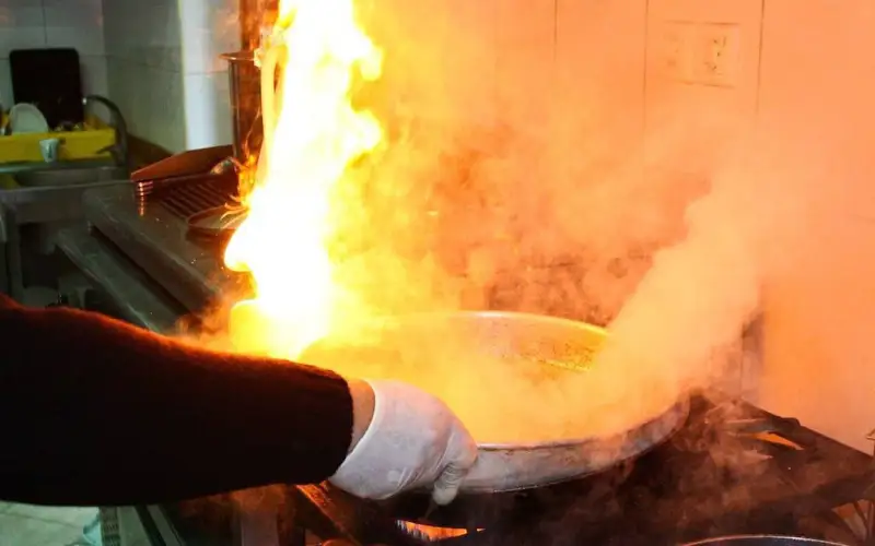 Пожар в кафе Балхаша