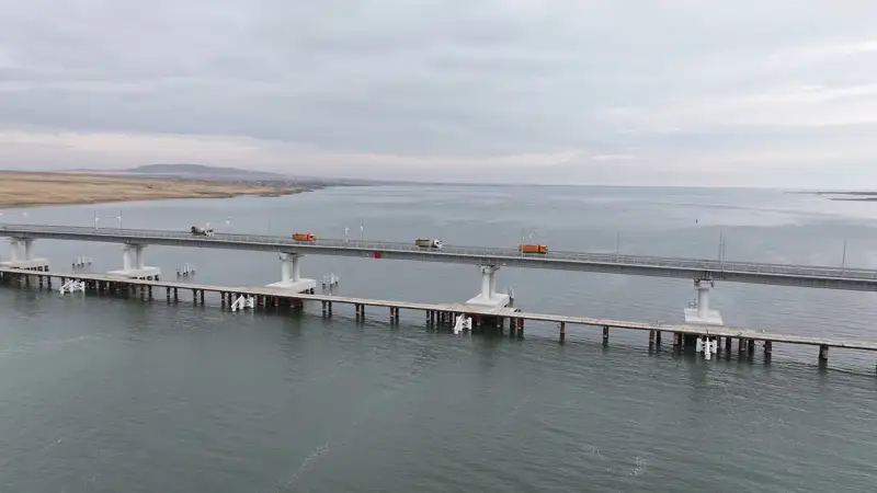 Самый длинный мост в Казахстане открыли на Бухтарминском водохранилище 