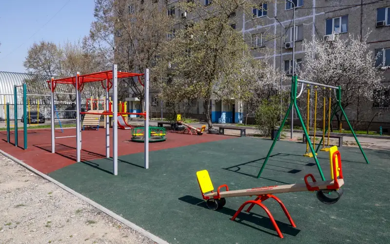 детская площадка, двор