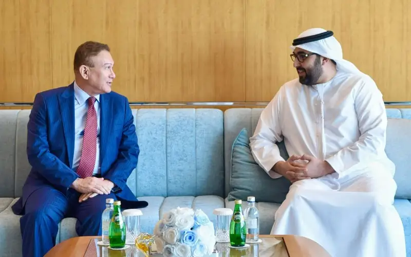 UAQ Crown Prince greets new Kazakh Ambassador