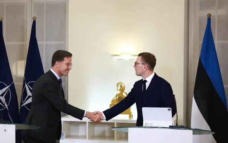генсек НАТО Марк Рютте посещает Эстонию