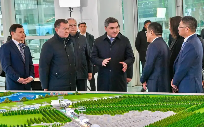 строительство LRT в Астане 