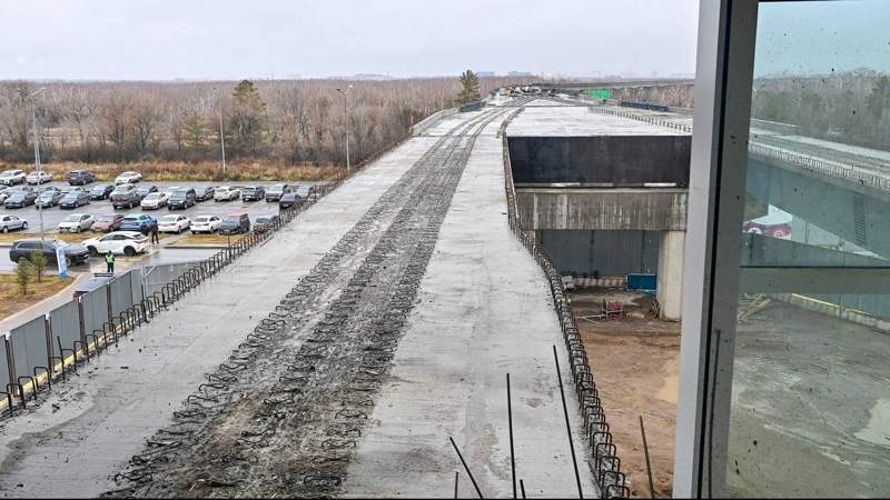 строительство LRT в Астане 