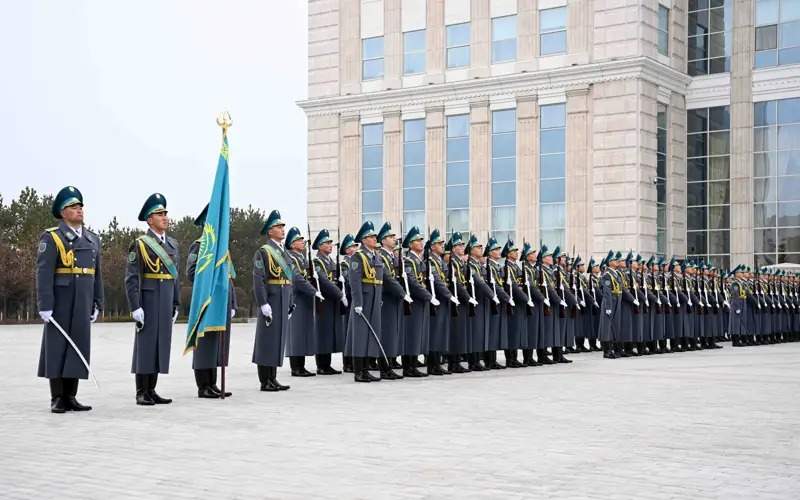 President Tokayev participates in National Flag raising ceremony