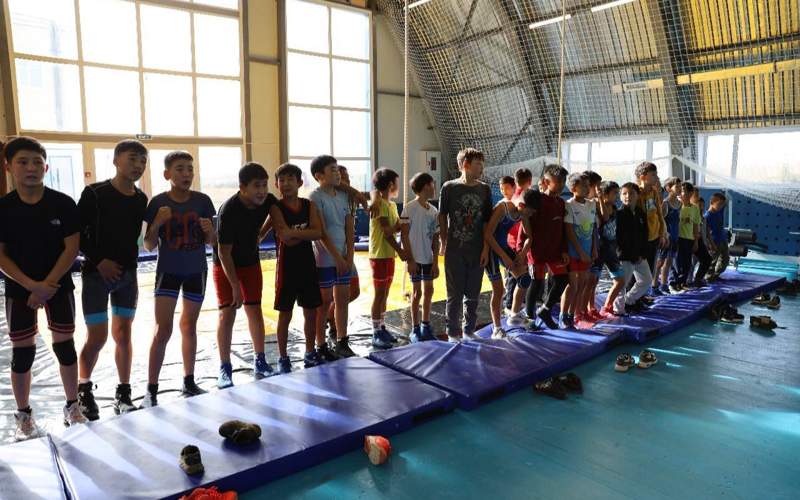 Спортивный модуль ко Дню Республики открыли в области Абай Спортивный модуль ко Дню Республики открыли в области Абай