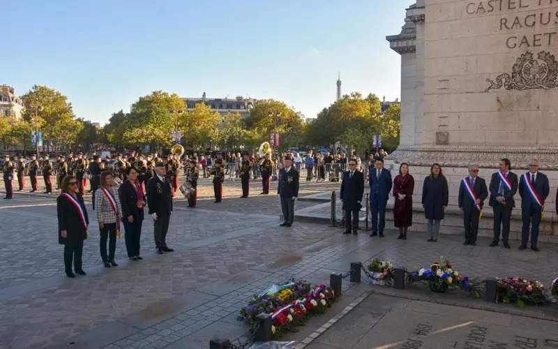 Kazakhstan's National Anthem sounded at Arc de Triomphe in Paris