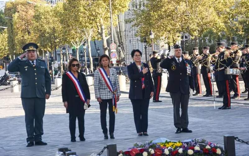 Kazakhstan's National Anthem sounded at Arc de Triomphe in Paris