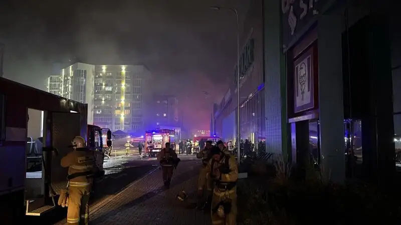 пожар в атырау