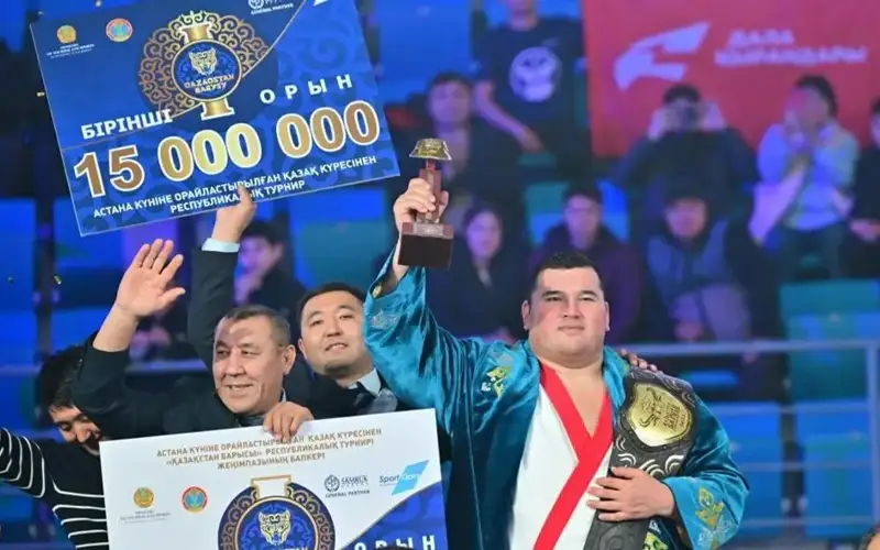 Wrestler from Abai region grabs Qazaqstan Barysy 2024 title