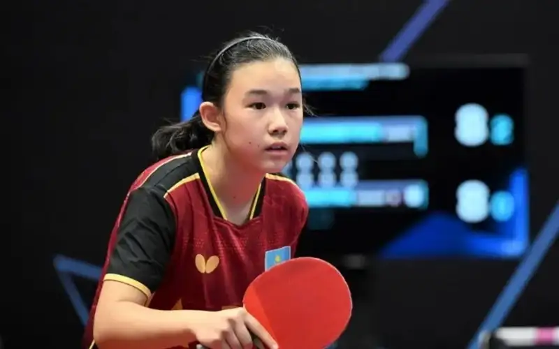 11 y.o Kazakh table tennis player grabs gold at WTT Youth Contender Ismailia 2024