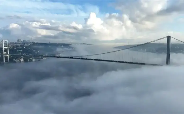 Fog disrupts maritime traffic in Istanbul Strait