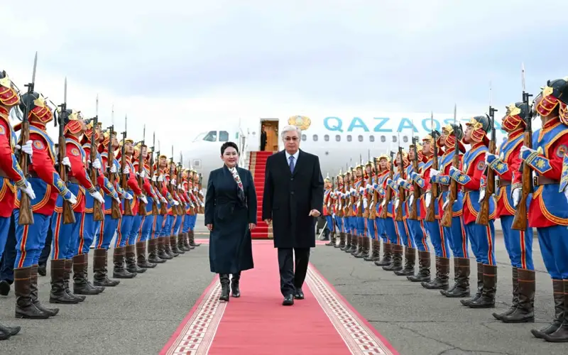 President Tokayev arrives in Mongolia for state visit