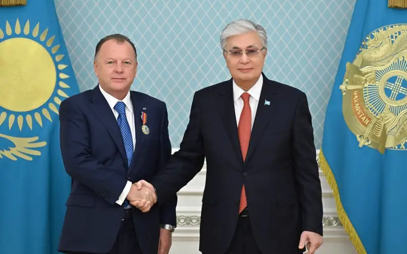 Глава государства принял президента Международной федерации дзюдо (IJF) Мариуса Визера