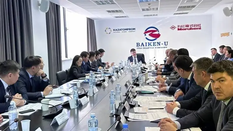 Вице-министр энергетики Кудайберген Арымбек провел совещание с уранодобывающими компаниями