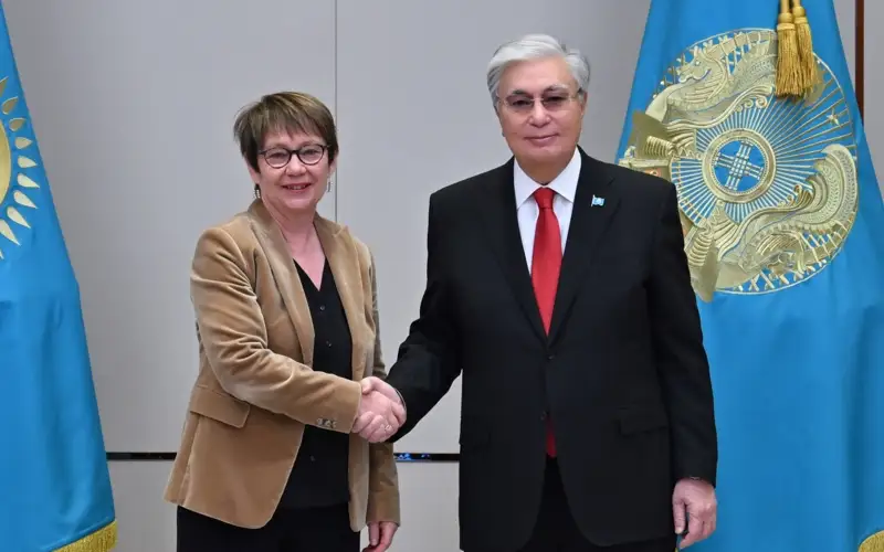 Глава государства провел встречу с Президентом Европейского банка реконструкции и развития Одиль Рено-Бассо