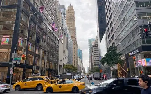 Улицы Нью-Йорка в преддверии выборов в США