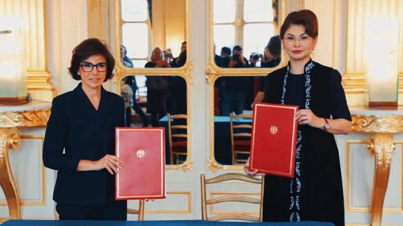 Kazakh and French Ministers of Culture sign cooperation agreements