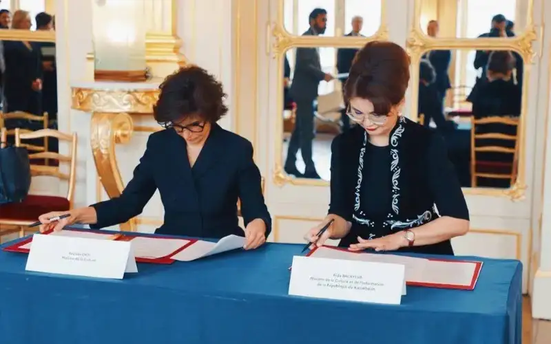Kazakh and French Ministers of Culture sign cooperation agreements