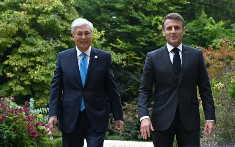 Касым-Жомарт Токаев и Макрон