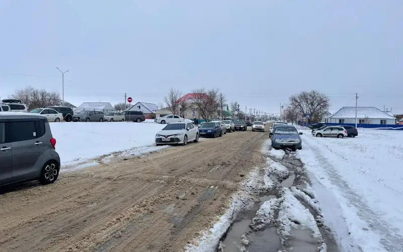 В Уральске выпал первый снег
