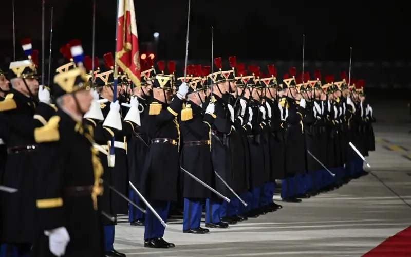 French President hosts reception at Élysée Palace in honor of Kazakh President Kassym-Jomart Tokayev 