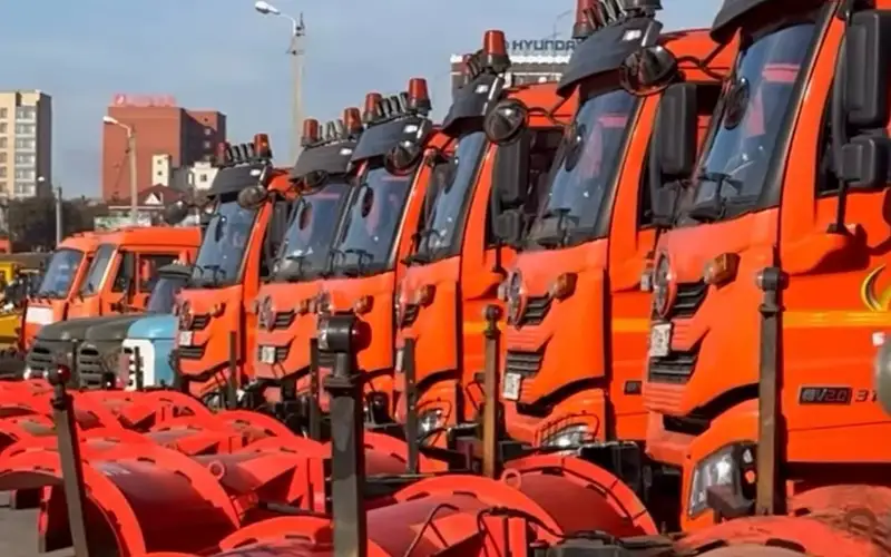 Как Костанай готовится к зиме, техника 