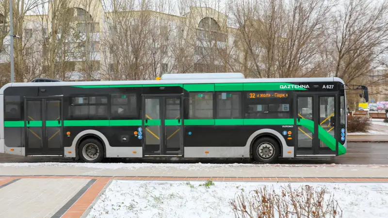 Астана автобус погода снег ауа райы қар