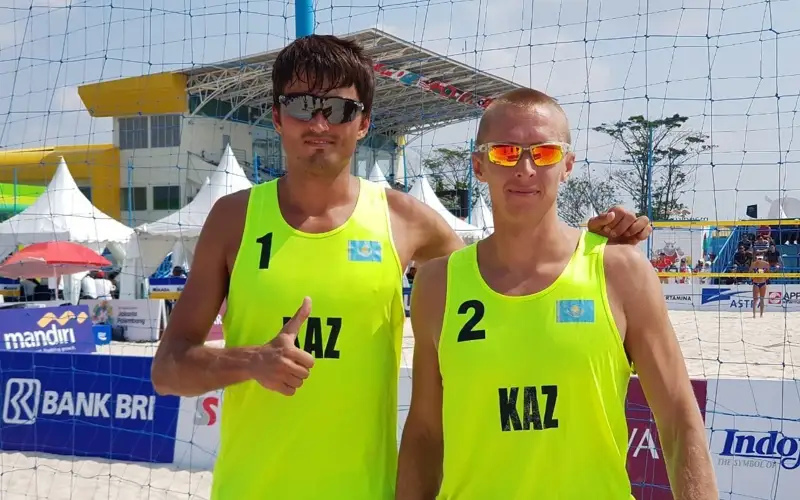  Қазақстанның екі спортшысы жағажай волейболынан өтіп жатқан Азия чемпионатының 1/8 финалына шықты