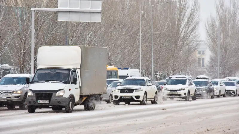 nepogoda sneg dorogı avtomobılı aýa raıy qar joldar kólikter Astana