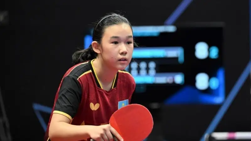 Kazakh table tennis player wins gold at WTT Youth Contender Lignano 2024 in Italy 