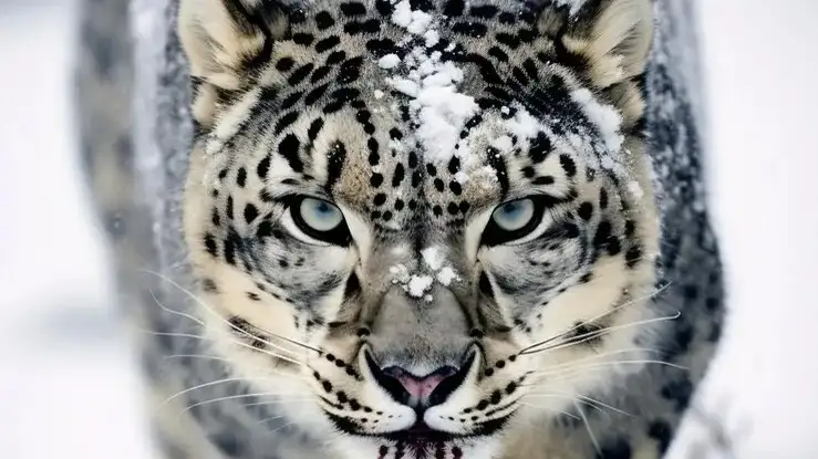 Snow leopard caught on trap camera in E Kazakhstan