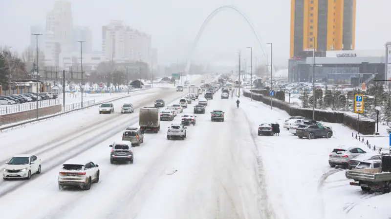 Непогода снег дороги автомобили ауа райы қар жолдар көліктер